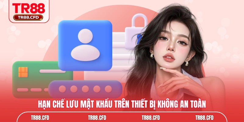 Hạn chế lưu mật khẩu trên thiết bị không an toàn